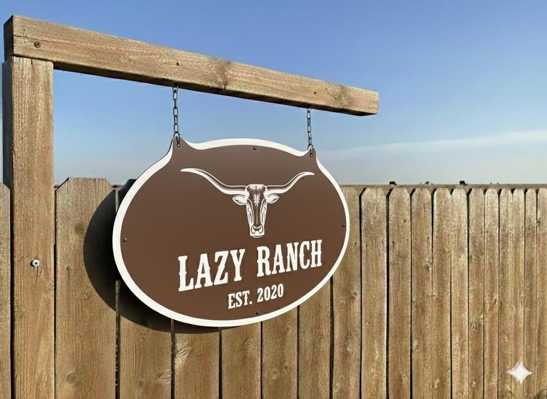 Custom Farm Signs Outdoor, Signage for a Ranch, Ranch Signs ...