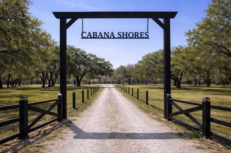 Custom Ranch Gate Sign Personalized Farm Entrance Metal Sign - Etsy