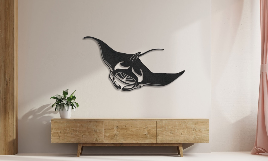 Manta Ray Wall Art Manta Ray Decor Mantaray Wall Art Manta - Etsy UK