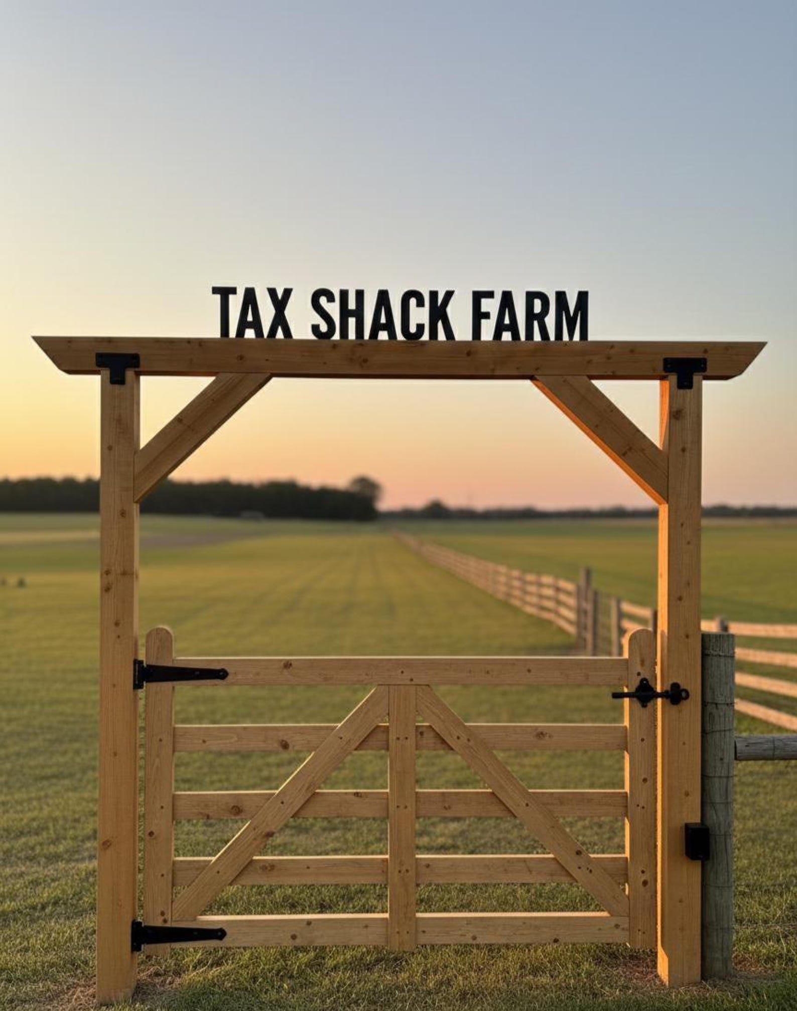 Waterjet Signs Custom Metal Farm Sign, Personalized Outdoor Entrance Gate Sign - Etsy