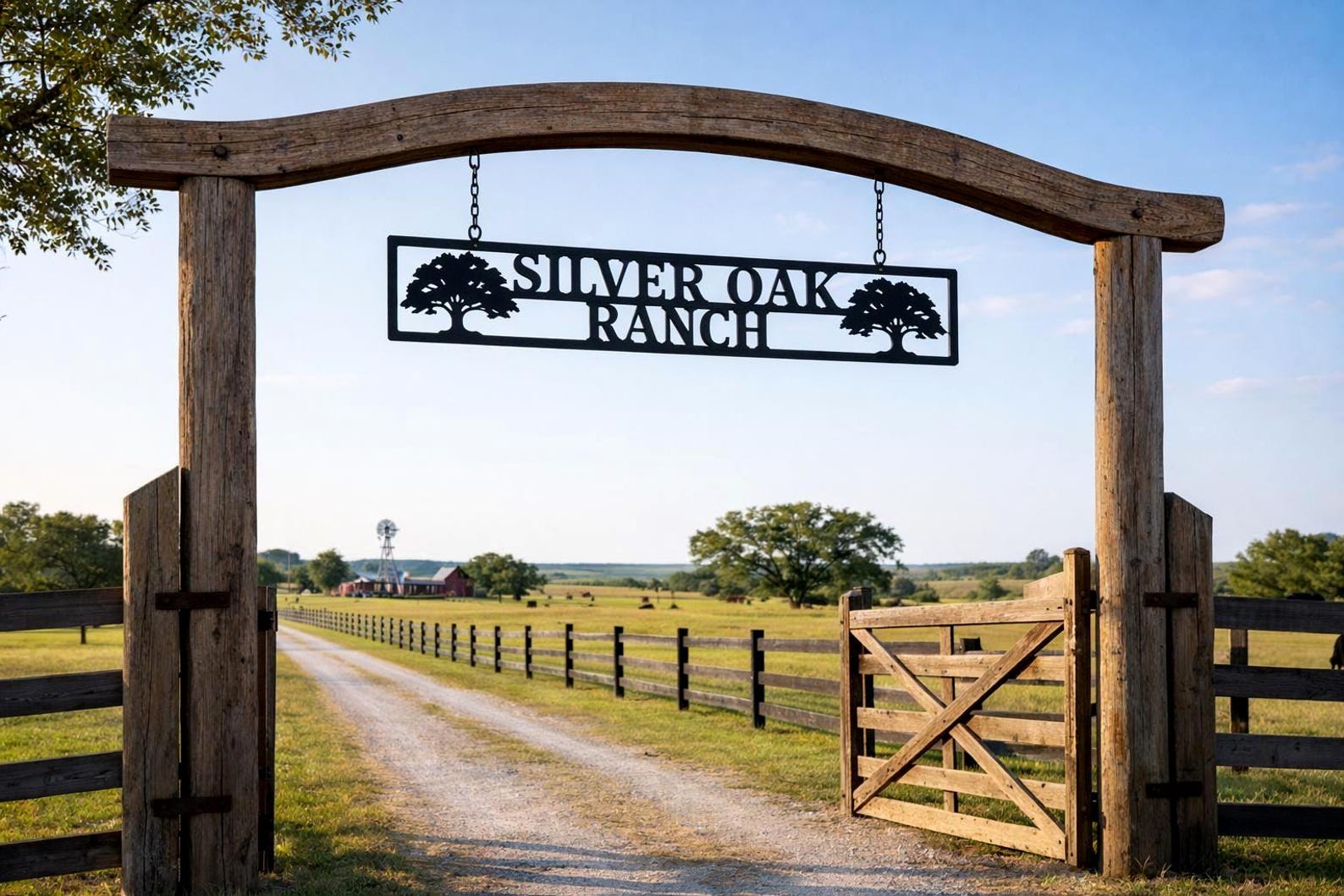 Rustic Outside Signs Ranch Signs Personalized Outdoor, Hanging Name Sign for Yard, Metal ...