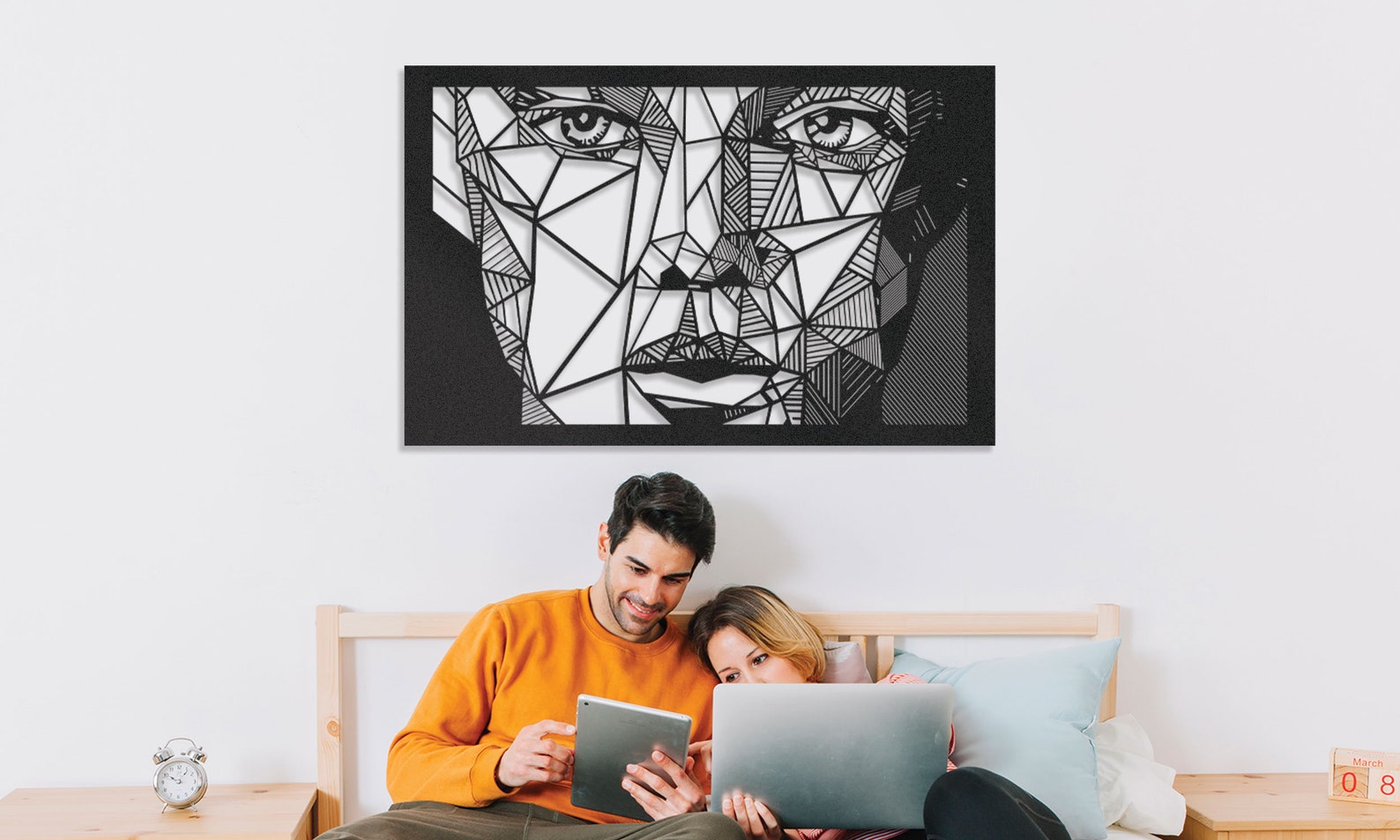 Abstract Woman Face Art Wall Art Face Wall Decor Face Wall Etsy