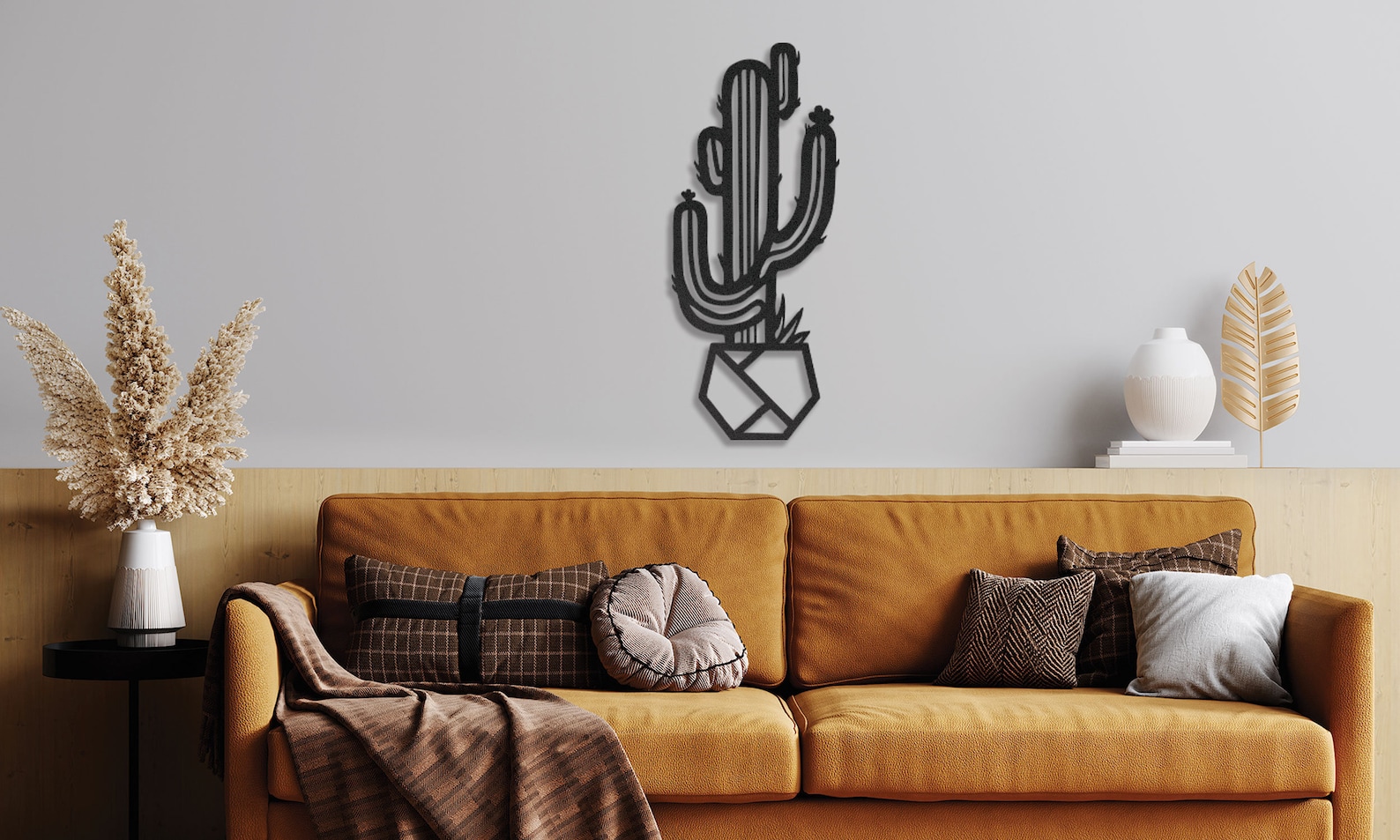 Metal Cactus Wall Art Cactus Wall Decor Wall Art Cactus Etsy