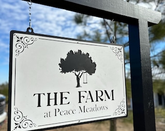 Business Logo Sign,  Personalized Family Sign, Custom Farm Sign, Company Logo Wall Sign, Custom Logo Signs, Ranch Sign Metal, Metal Art,