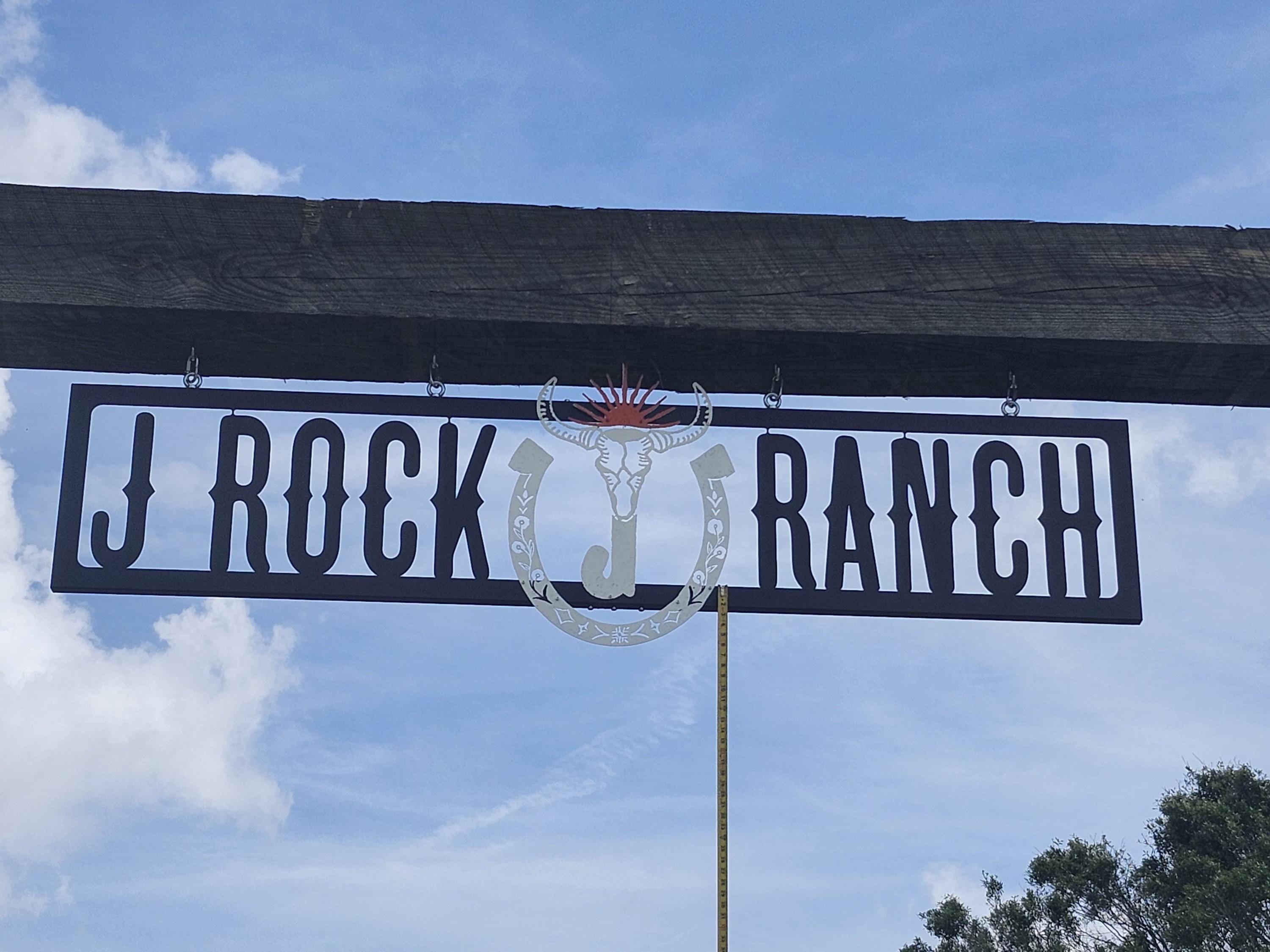 Running Rock Ranch Sign Custom Metal Ranch Sign, Large Outdoor Business Logo - Etsy