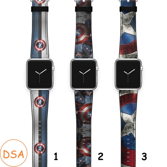 Captain America Iwatch Band All Series Marvel Iwatch Band 40 Mm