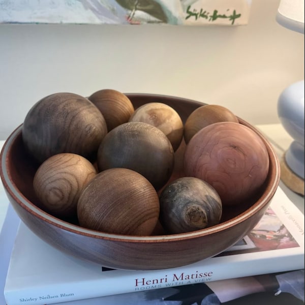 Custom Wooden Spheres and Bowls Listing Information
