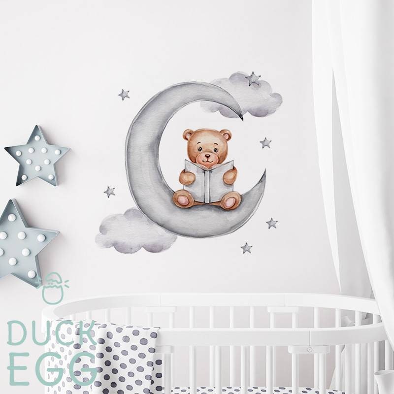 Teddy Bear Wall Stickers Animals Wall Stickers Nursery Etsy
