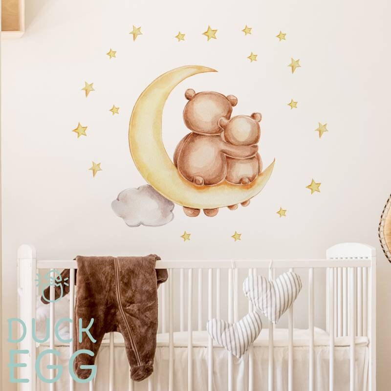 Teddy Bear Wall Stickers Animals Wall Stickers Nursery Etsy