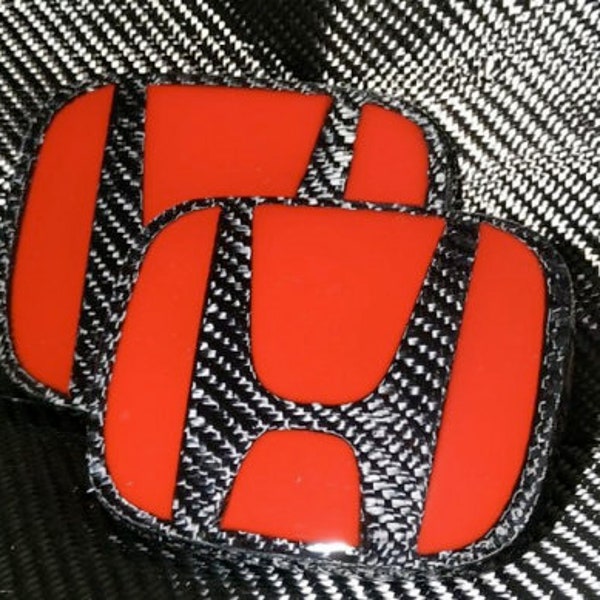 Carbon Fiber Honda Emblem Badges Civic Accessories Accord Accessories