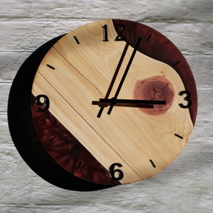 Epoxy, Cedar wood Clock