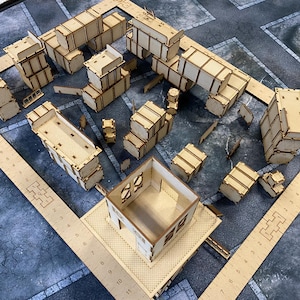 Sci Fi Shipping Yard Terrain Set – Kill Team / Infinity