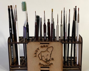 Paint Brush Holder, Paint Brush Rack, Hobby Tool Holder, Hobby