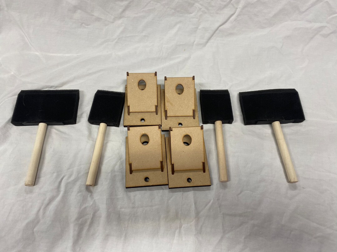 Scale Model Paint Stand Brush Bases and Brushes - Etsy