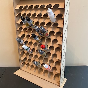 Free Standing Desktop Paint Rack
