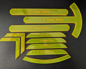 Acrylic Deployment Zone and Deep Strike Markers