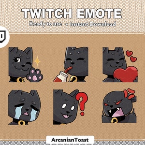 Black Cat Emotes
