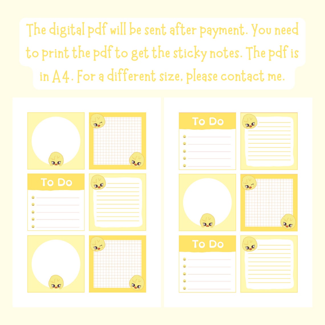 SKZOO Bbokari Printable Sticky Notes - Etsy