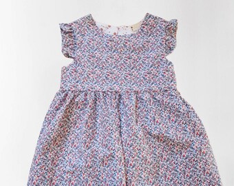 Robe fillette à fleurs