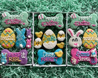 Egg-stra Special Easter PERSONALIZED Dog Treats Gift Box- Easter Dog Treat- Cute Dog Treats