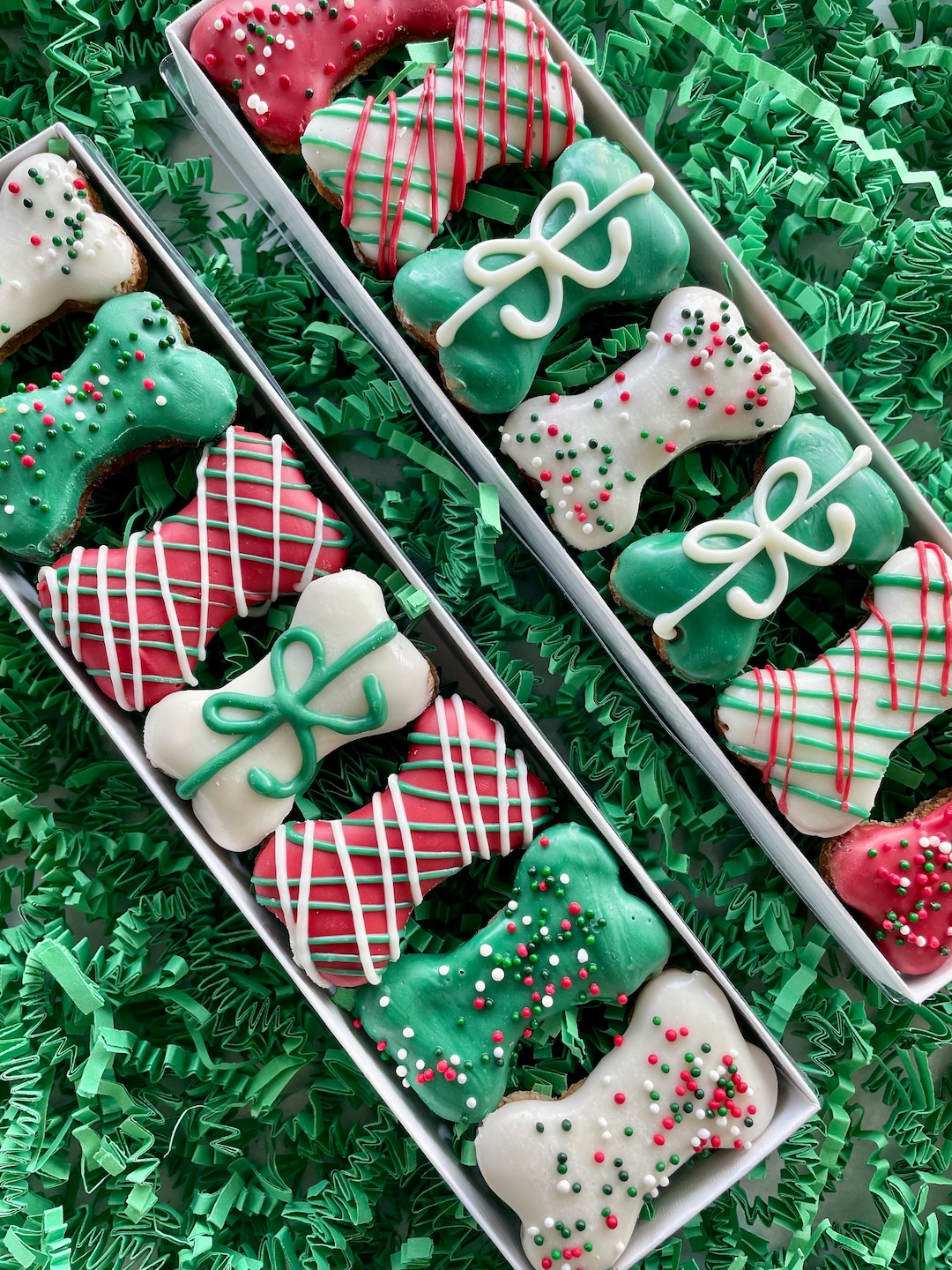Mini Merry Bones Sleeve Dog Treats Gift Winter Dog Treats Hanukkah Dog ...