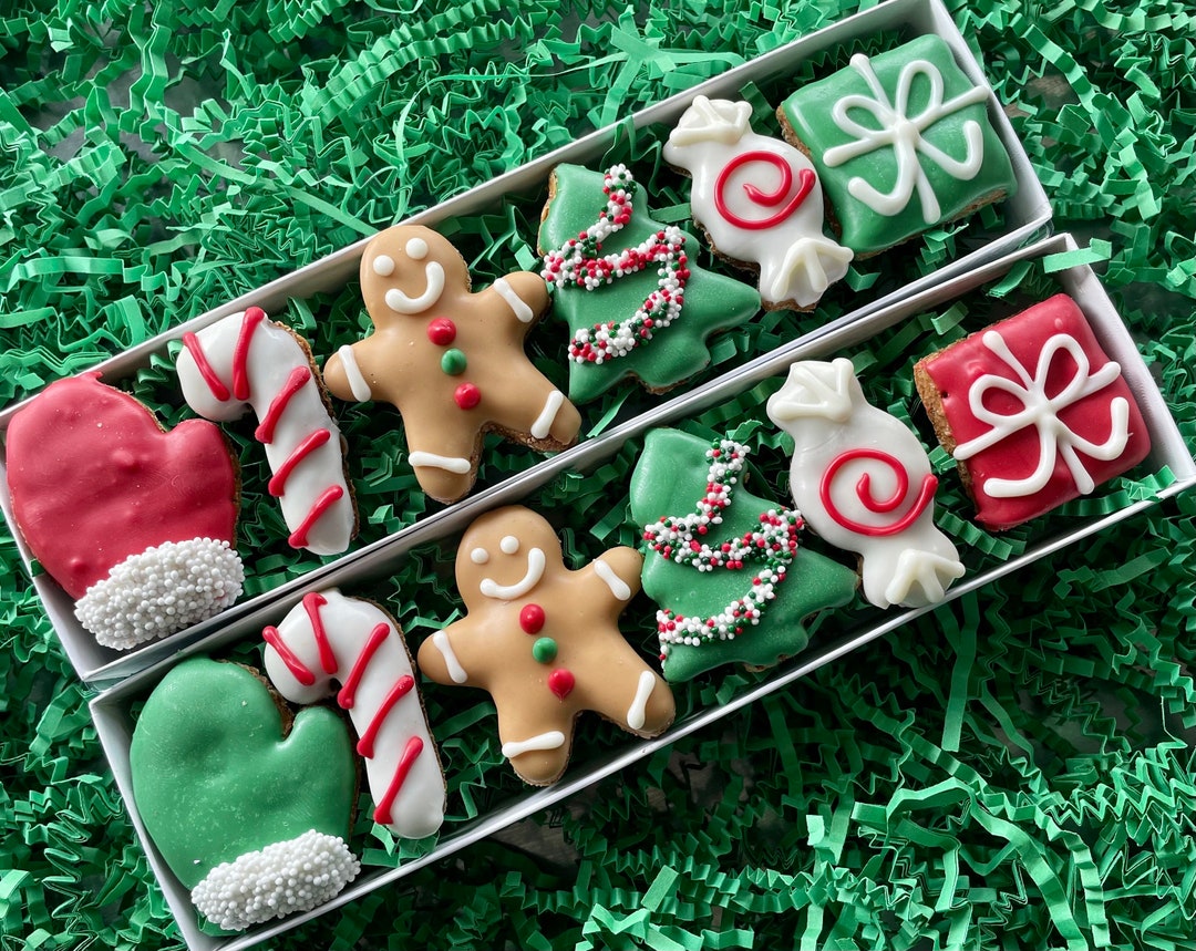 A Very Merry Mix of Dog Treats Gift Sleeve Winter Dog Hanukkah Dog