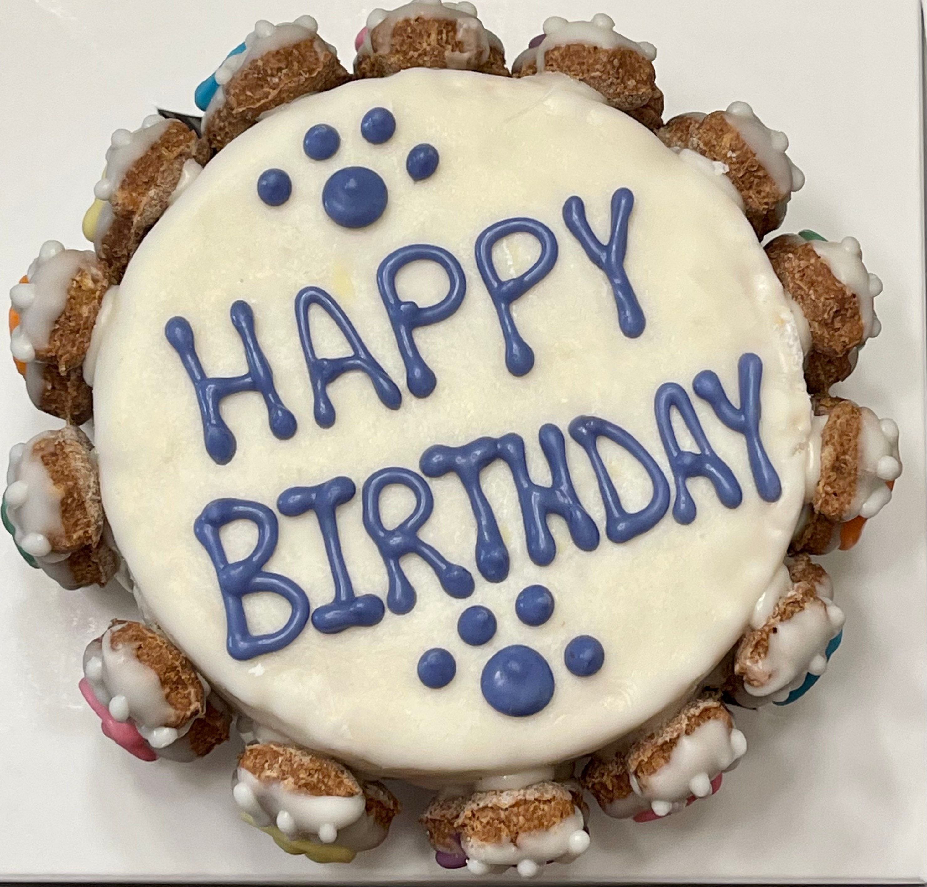 Candy Birthday Dog Treat Cake / Birthday Dog Treats Gift Set / Etsy