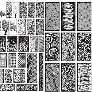 Decorative panel 50+ Gate Room Divider, Celtic Tree laser ,router , fiber, cnc Decorative, dxf files for wood ,cnc patterns ,Wall Stenci