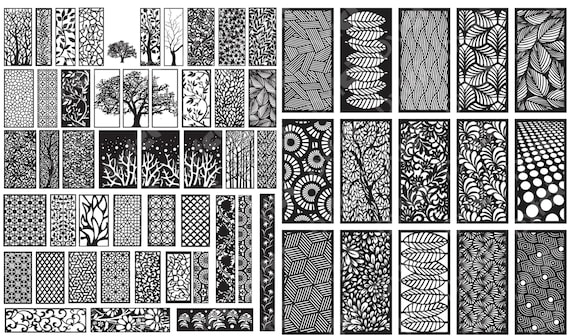 Decorative panel 50+ Gate Room Divider, Celtic Tree laser ,router , fiber, cnc Decorative, dxf files for wood ,cnc patterns ,Wall Stenci