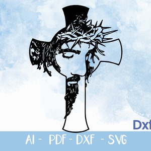 jesus christ Jesus SVG Dxf laser cut file,  prophet jesus christ Svg Vector file for laser cutting Decoration wall files vector