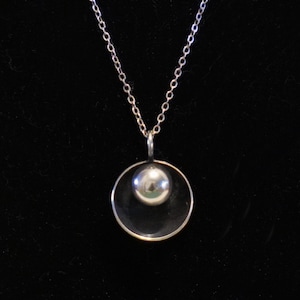Vintage Kupittaan Kulta Silver pendant designed by Nina Breddal, Finland