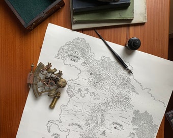 Rpg World Map Etsy Rpg World Map Etsy