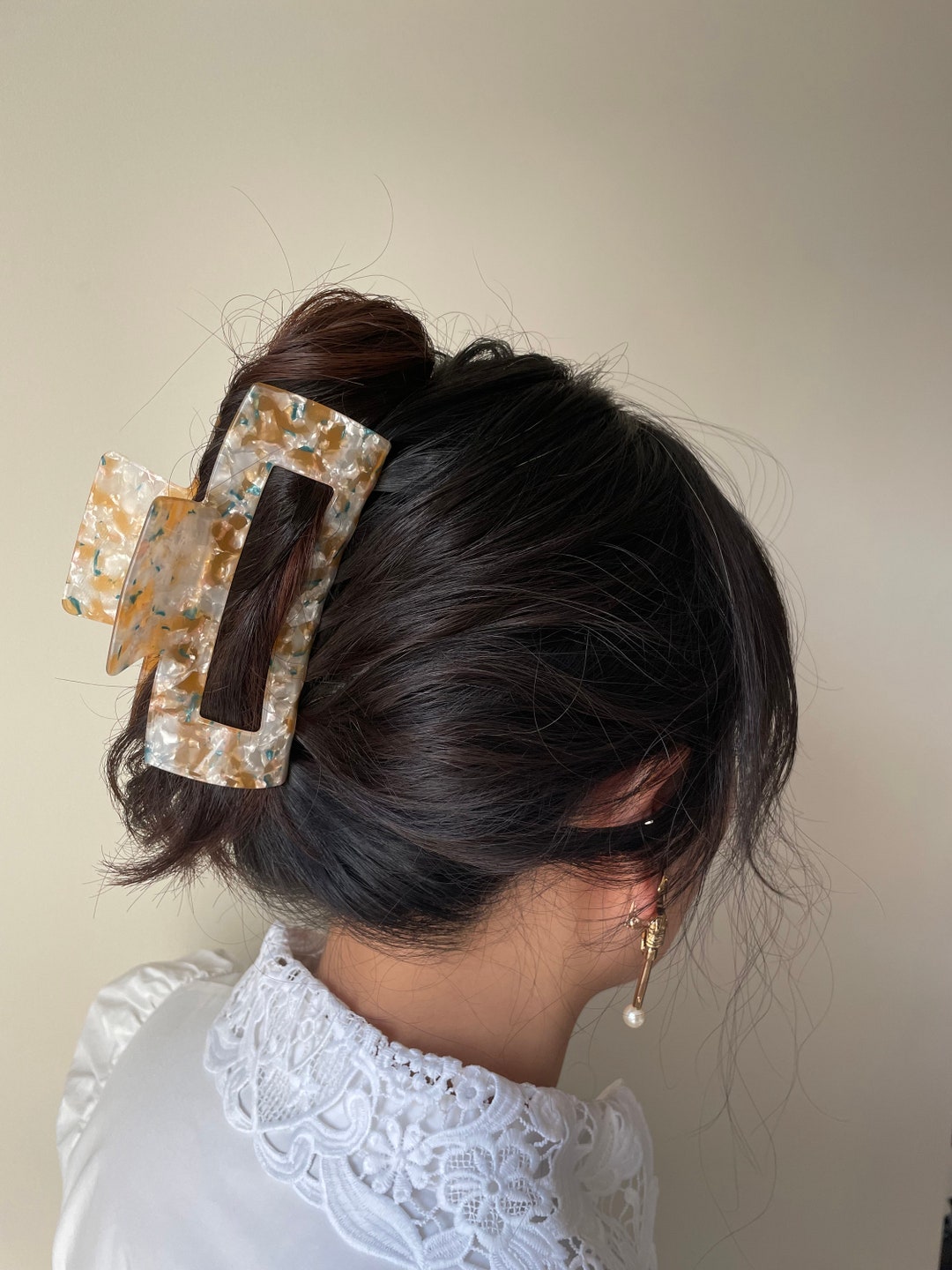 Set di 6 fermagli per capelli - MARRONE - 3.50 Set di 6 fermagli per capelli - MARRONE - 3.50