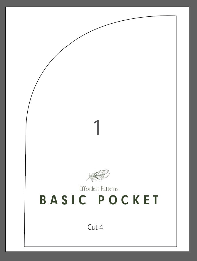 Pocket Add-on Sewing Pattern | PDF Download Summer Outfit Sewing ...