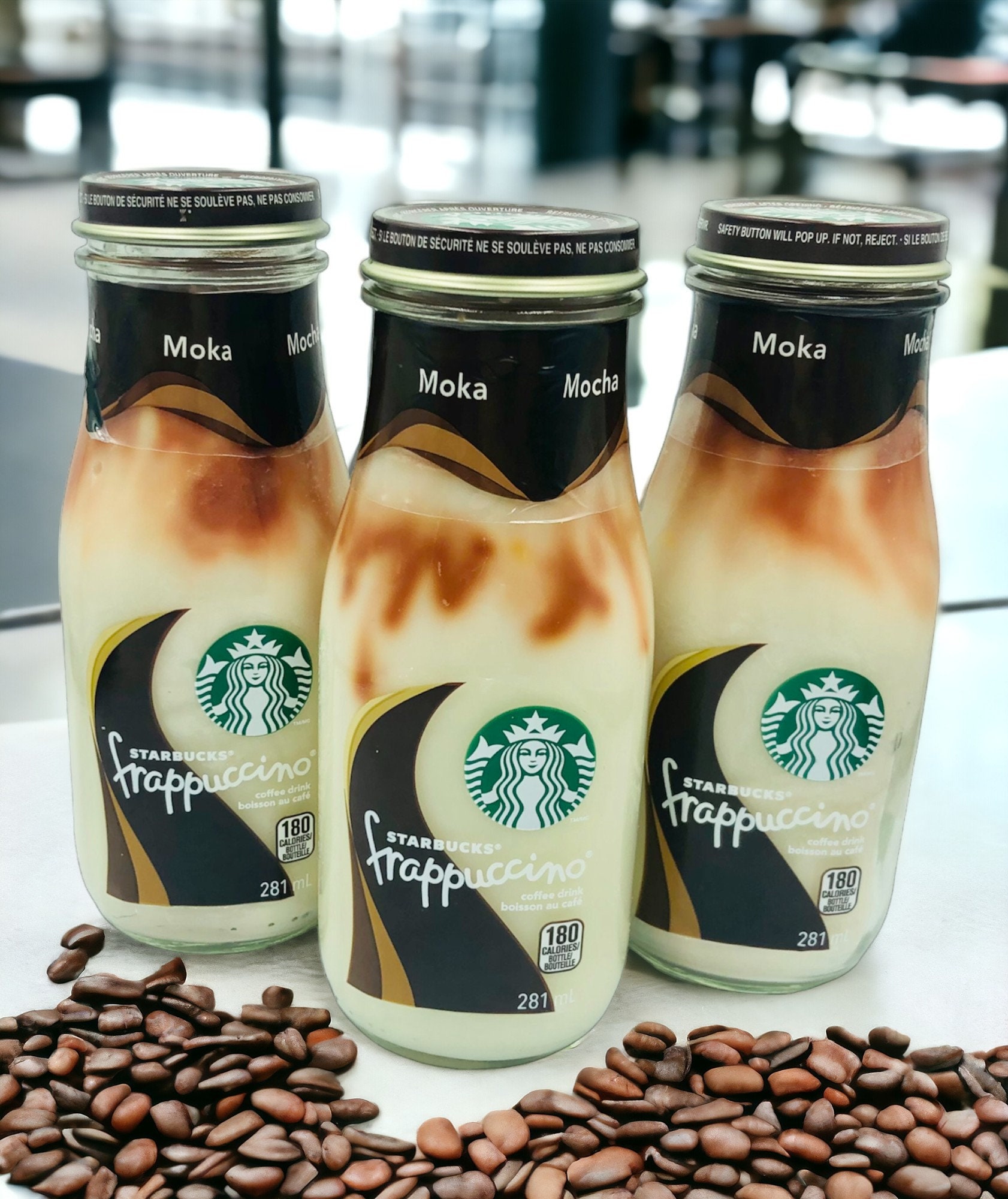 Coffee Candle, Starbucks Frappuccino, Mocha Espresso Scented