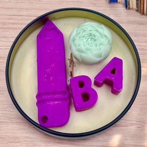 Cadeau pour professeur en français, Cadeau éducatrice garderie, Merci Pour la Belle Année,Cadeau Maternelle Enseignant ,Bougie personnalisée