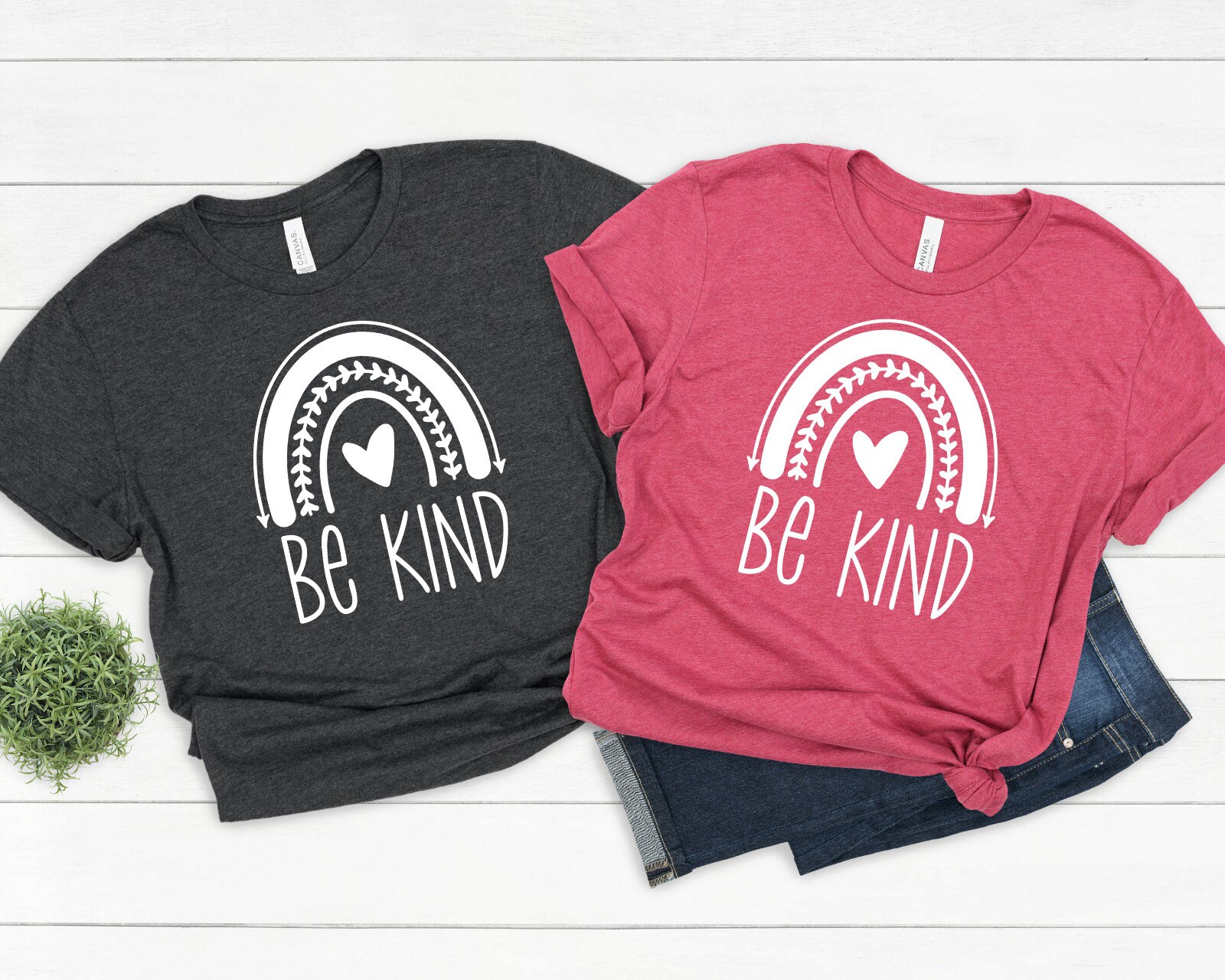 Be Kind Rainbow TShirt ADULT SIZE Motion TShirt Woman Etsy