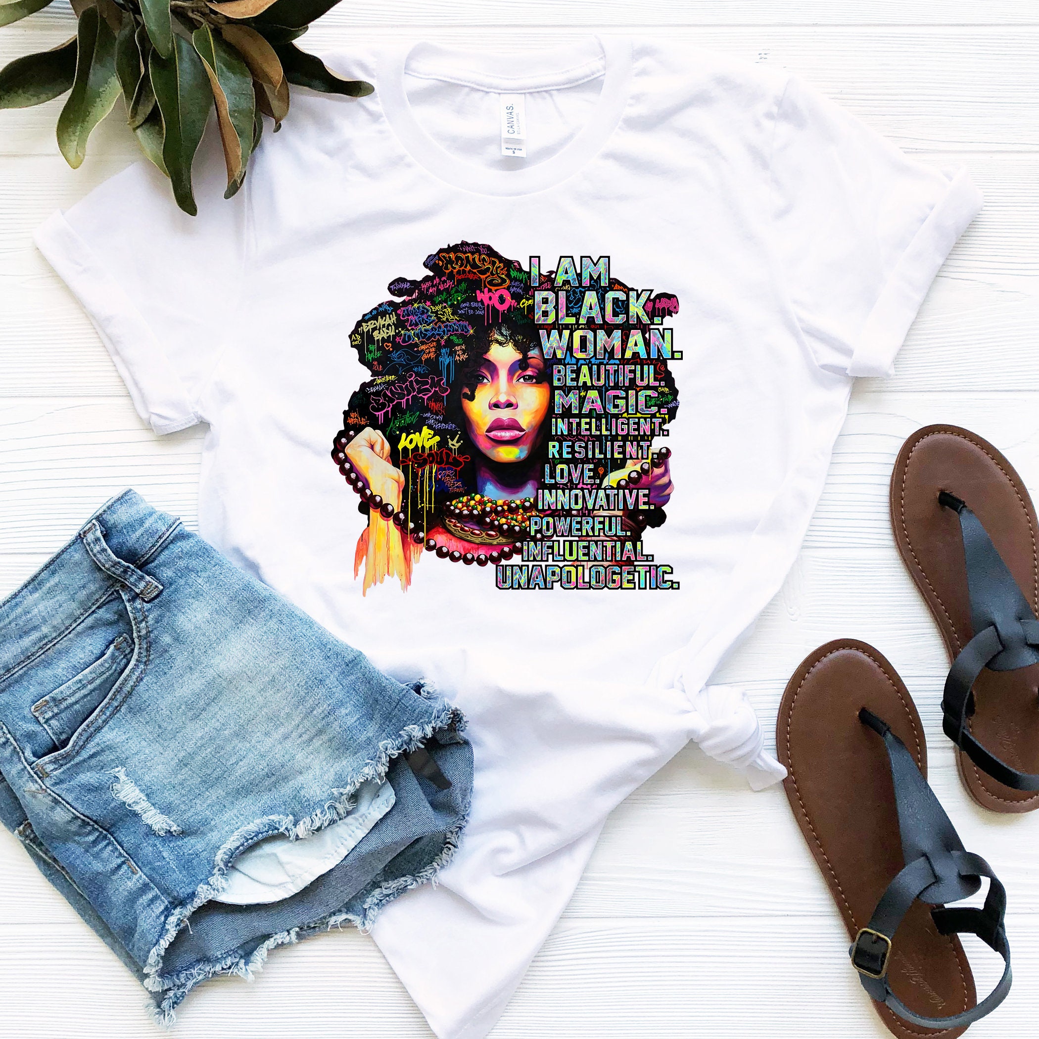 I am Black Woman TShirt Black Lives Matter TShirt Man Etsy