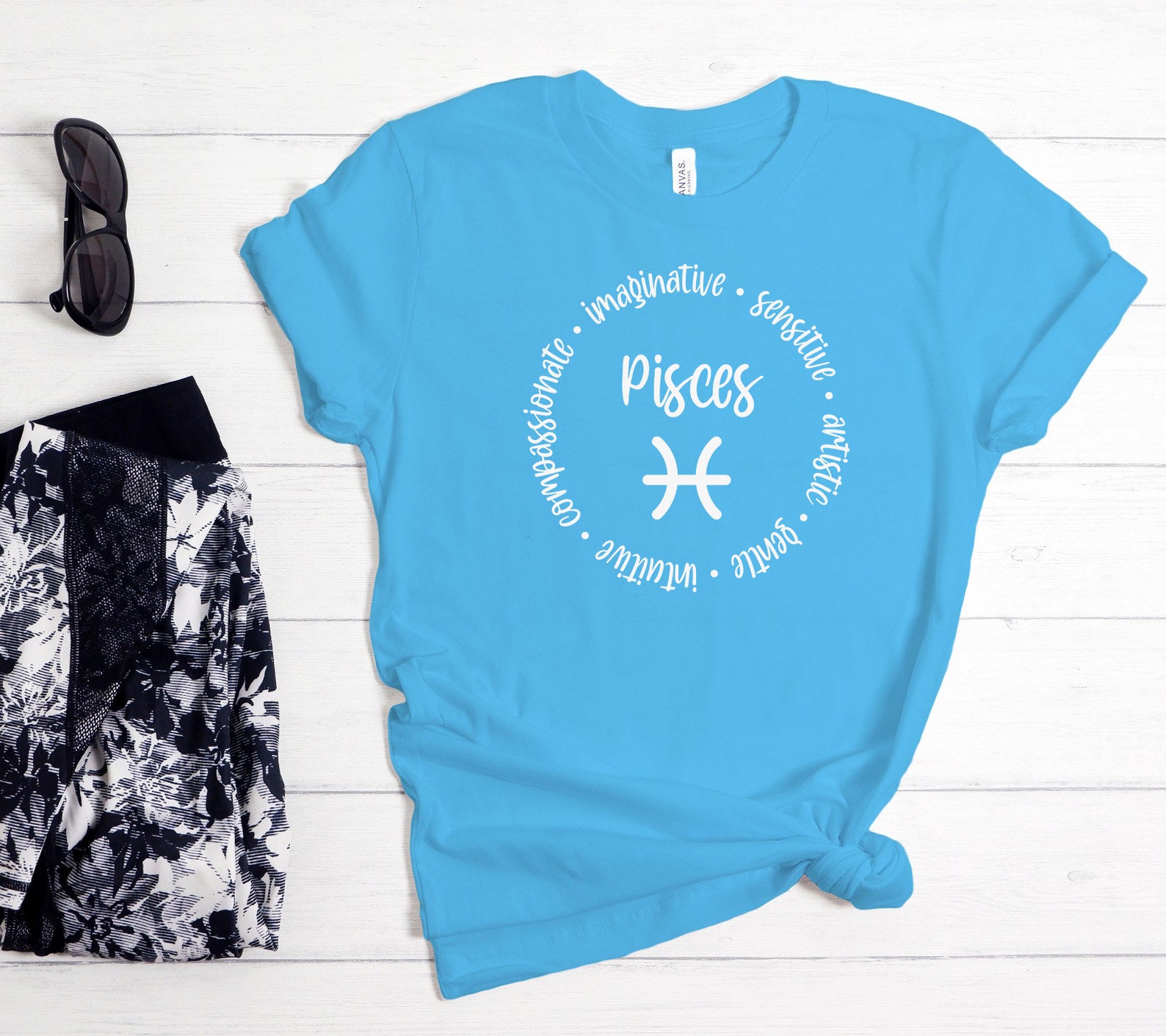 Pisces Shirt ADULT SIZE Birthday TShirt Woman TShirt Man Etsy