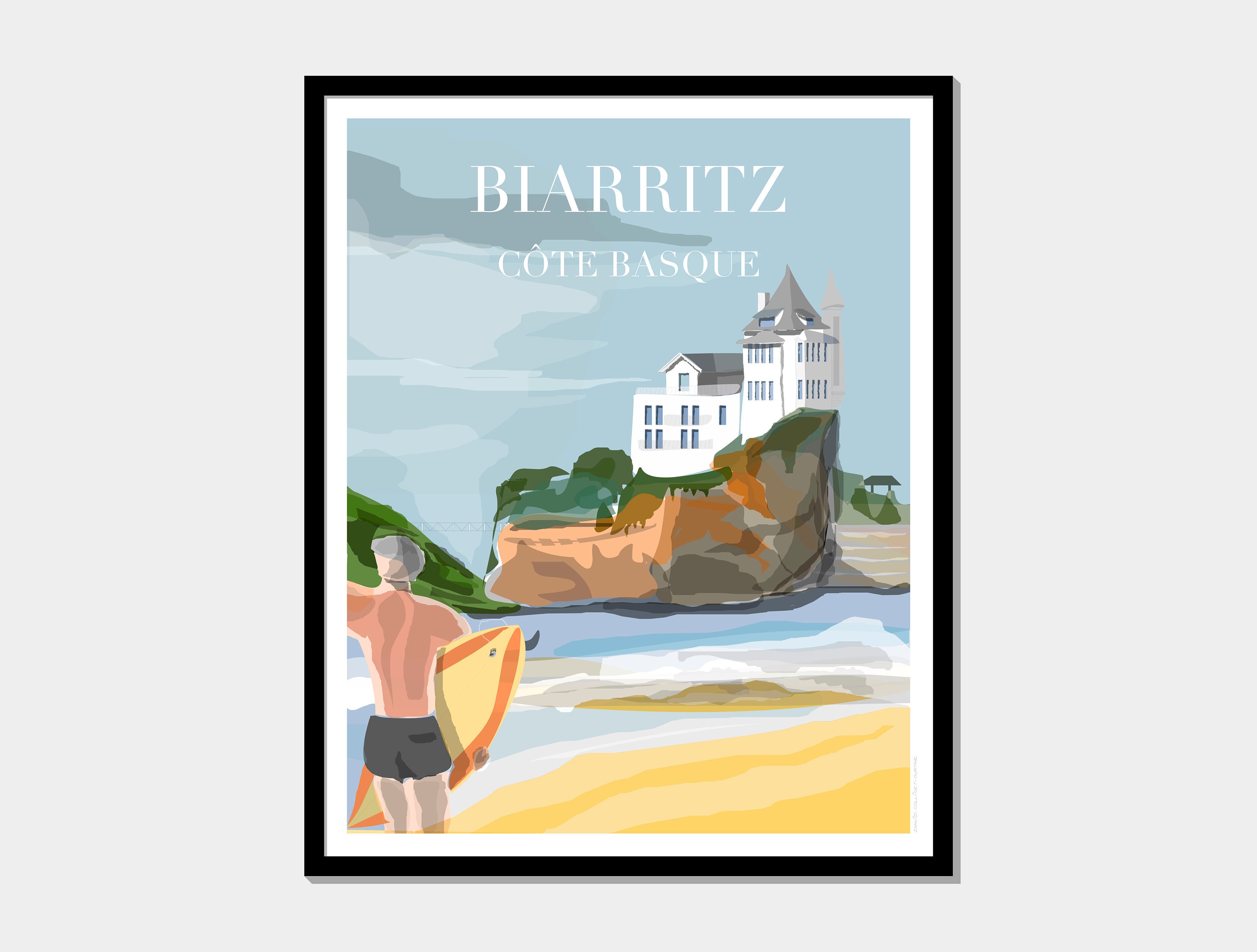 P04 - Affiche Biarritz Côte Basque
