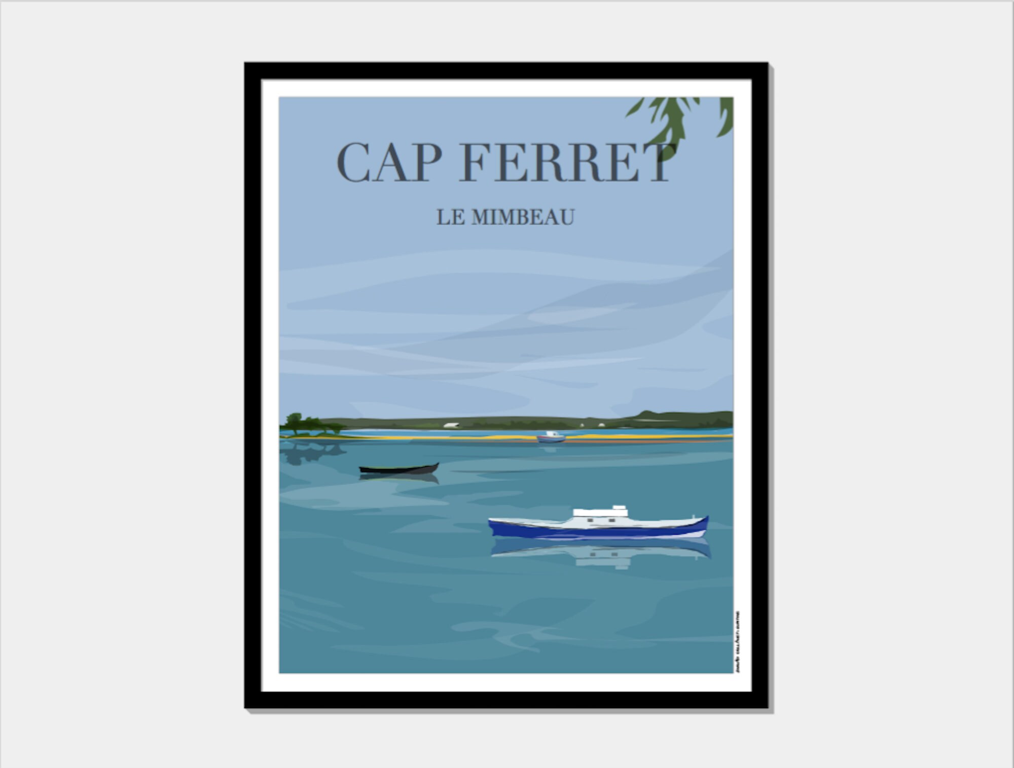 P-31 Affiche Cap Ferret Le Mimbeau
