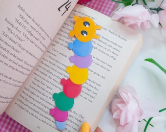 Caterpillar Bookmark - Unique Book Lover Gift