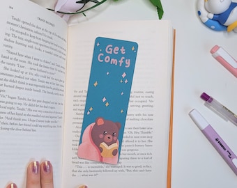 Comfy Bear Bookmark: Gift For Book Lovers