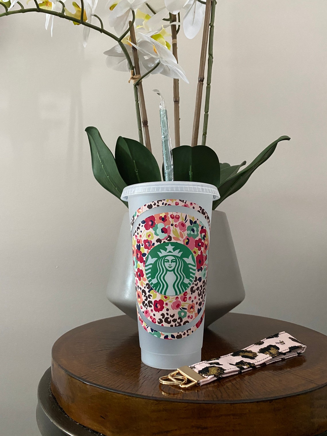 Starbucks Cold Cup and Keychain Etsy