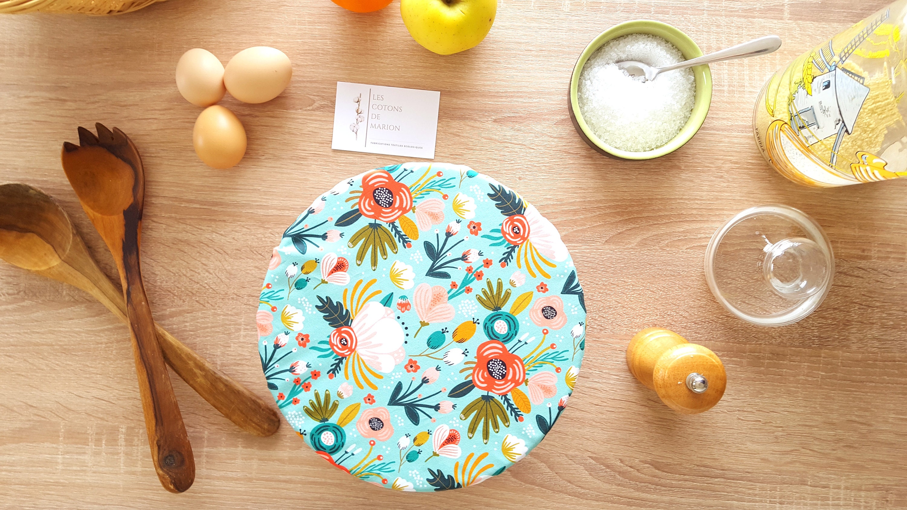 Charlotte à Plat 100% Coton Bio Certifié Gots - Conforme Contact Alimentaire