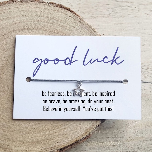 Good Luck Gifts Good Luck Bracelets Inspirational Courage Be Brave Good Luck Sport Team Dance Team Competition Gift Uni Exams Student