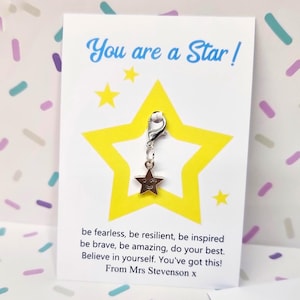 You&#39;re a Star Charm: Class of 2025 Leavers Gift, Keyring on Card