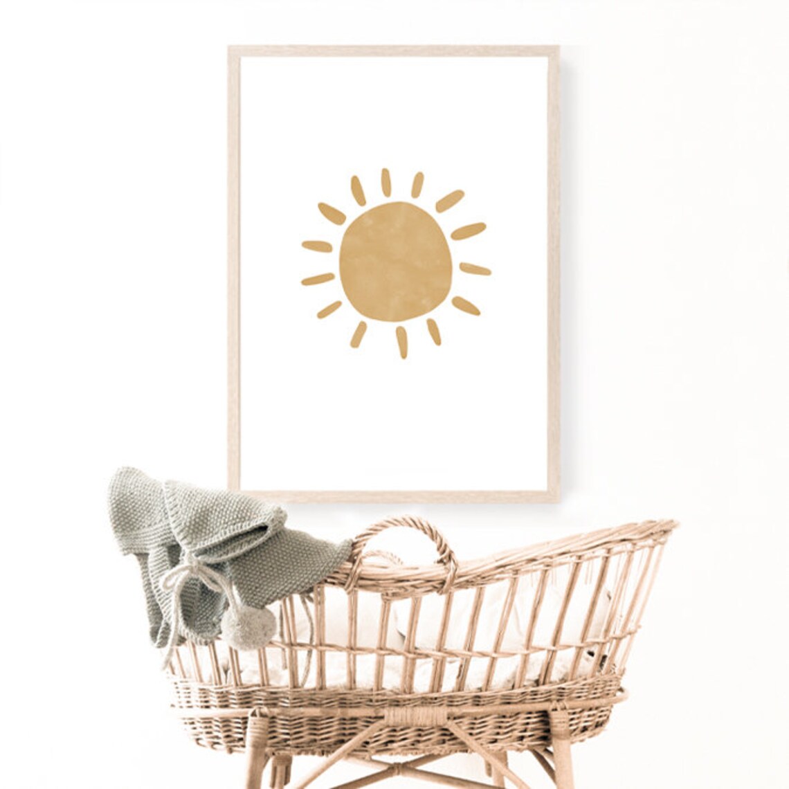Sun Boho Nursery Decor PRINTABLE Playroom Wall Art Kids Etsy