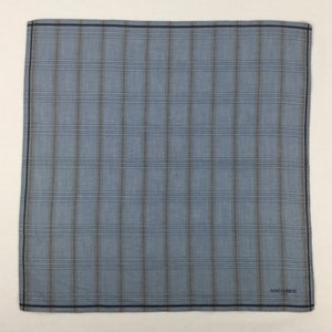 Fazzoletto a quadri vintage Nino Cerruti: fazzoletto da taschino in seta e cotone