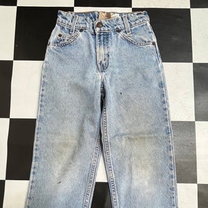 Vintage Levis 550 Jeans: Distressed Faded Denim, Relaxed Fit (Waist 22)